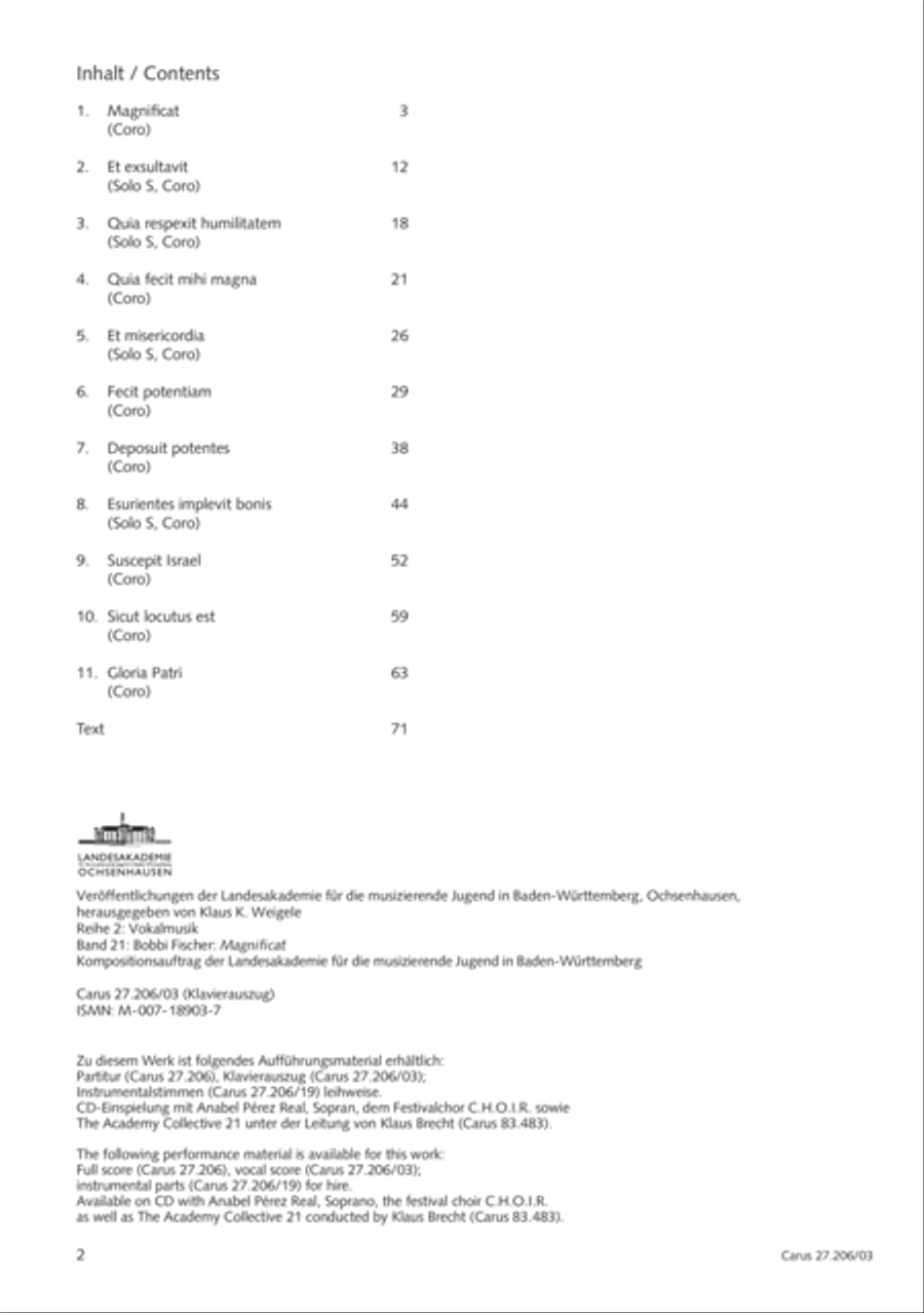 Magnificat 4-Part scores gallery preview page 3