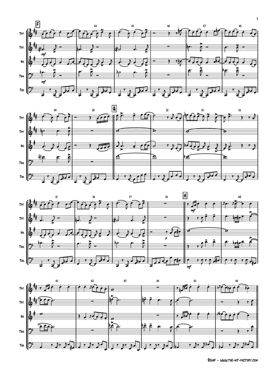 Rehab Brass Ensemble scores gallery preview page 3