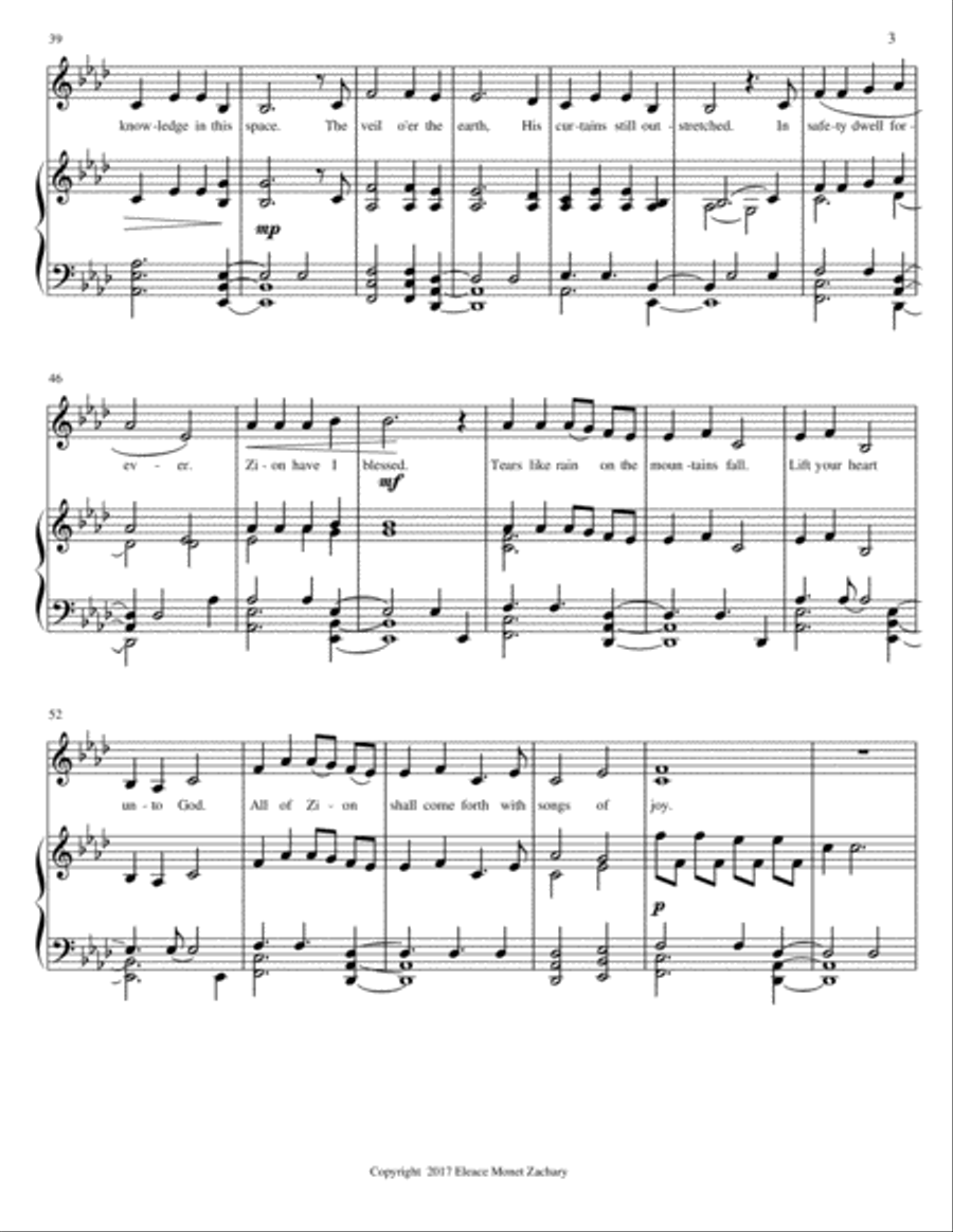 Bring Us Rest (piano and vocal) SSA scores gallery preview page 3