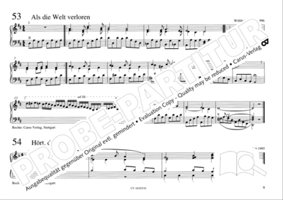 Esslinger Orgelbuch, Bd. I: Intonationen Organ Solo scores gallery preview page 26