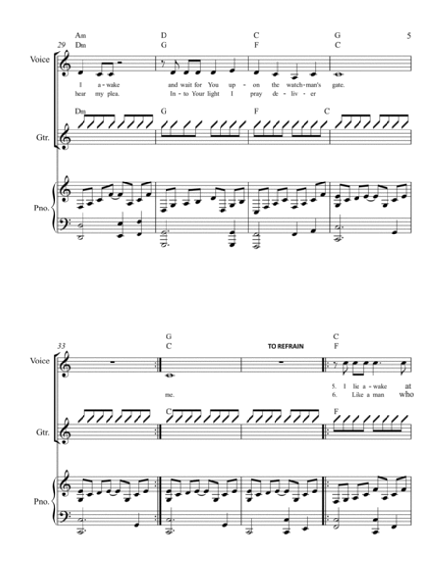 Ashes Ashes Piano, Vocal, Guitar scores gallery preview page 5