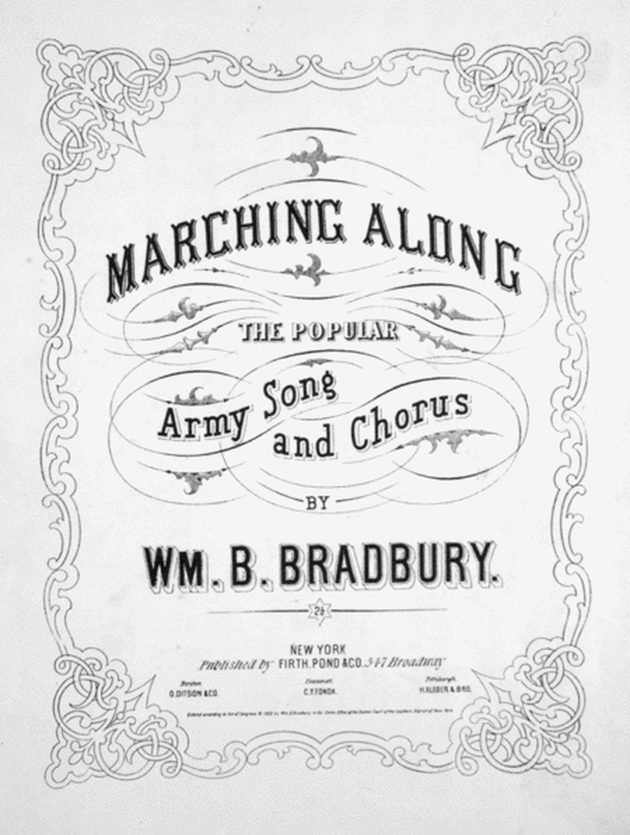 Marching Along. The Popular Army Song and Chorus