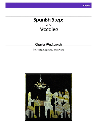 Book cover for Spanish Steps and Vocalise for Flute and Soprano