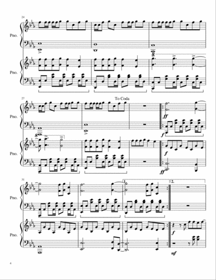 This Is Me Piano scores gallery preview page 4