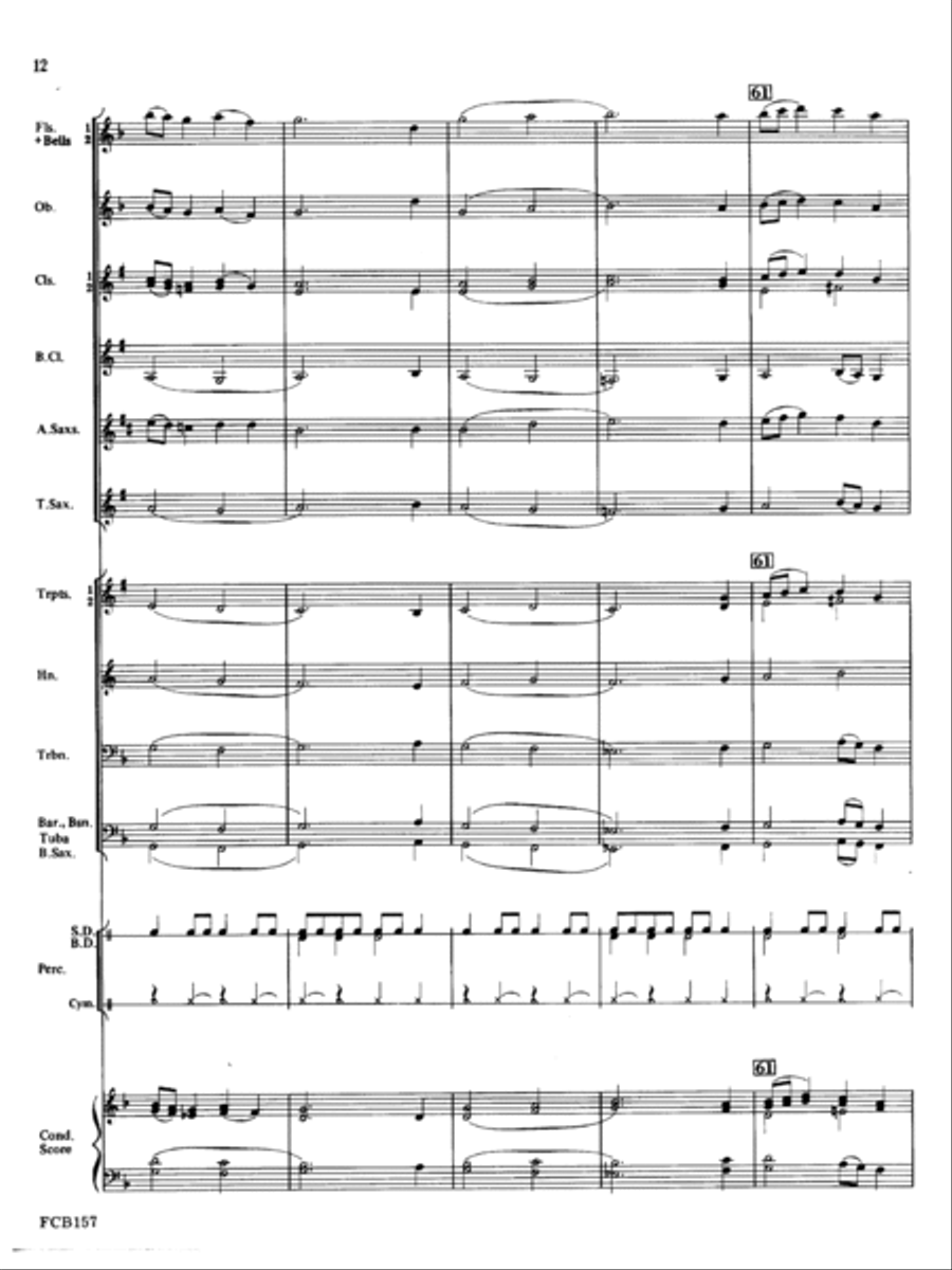 Modal Song And Dance Concert Band scores gallery preview page 12