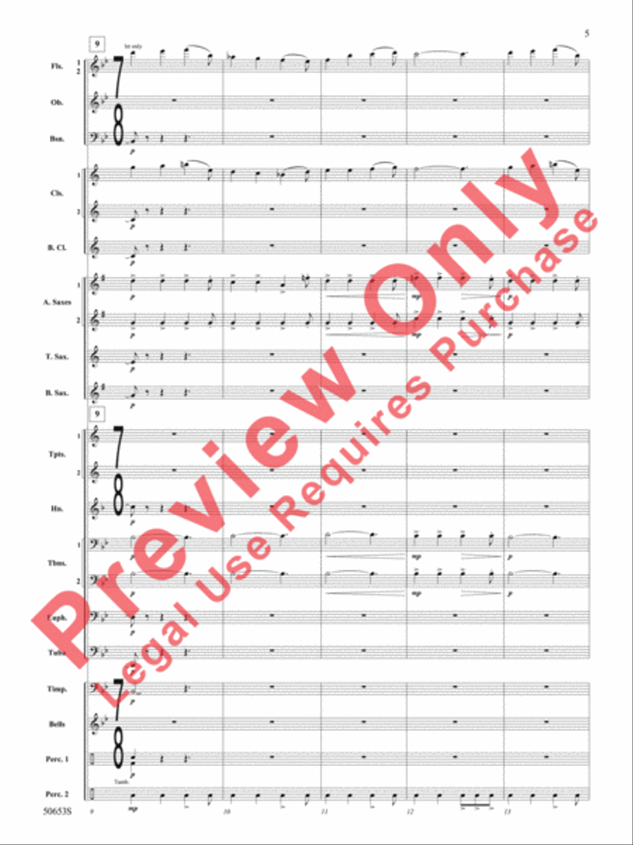 A Centennial Celebration A Centennial Celebration Concert Band scores gallery preview page 6