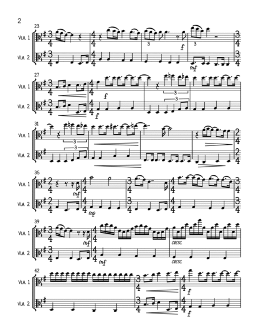 All You Need Is Love All You Need Is Love String Duet scores gallery preview page 2