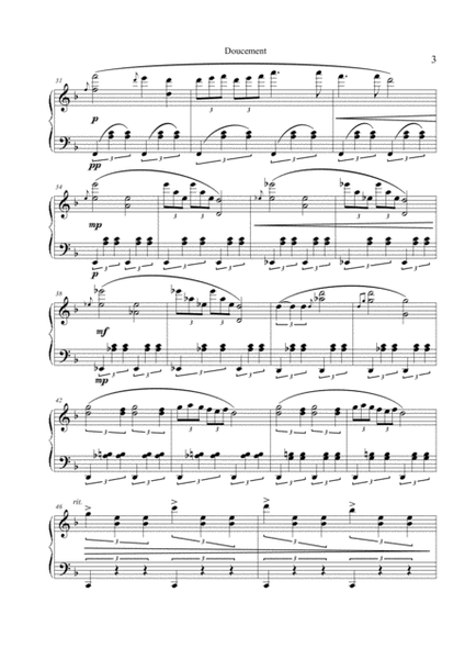 Doucement (Op. 11 Nocturne N°3 in F) image number null
