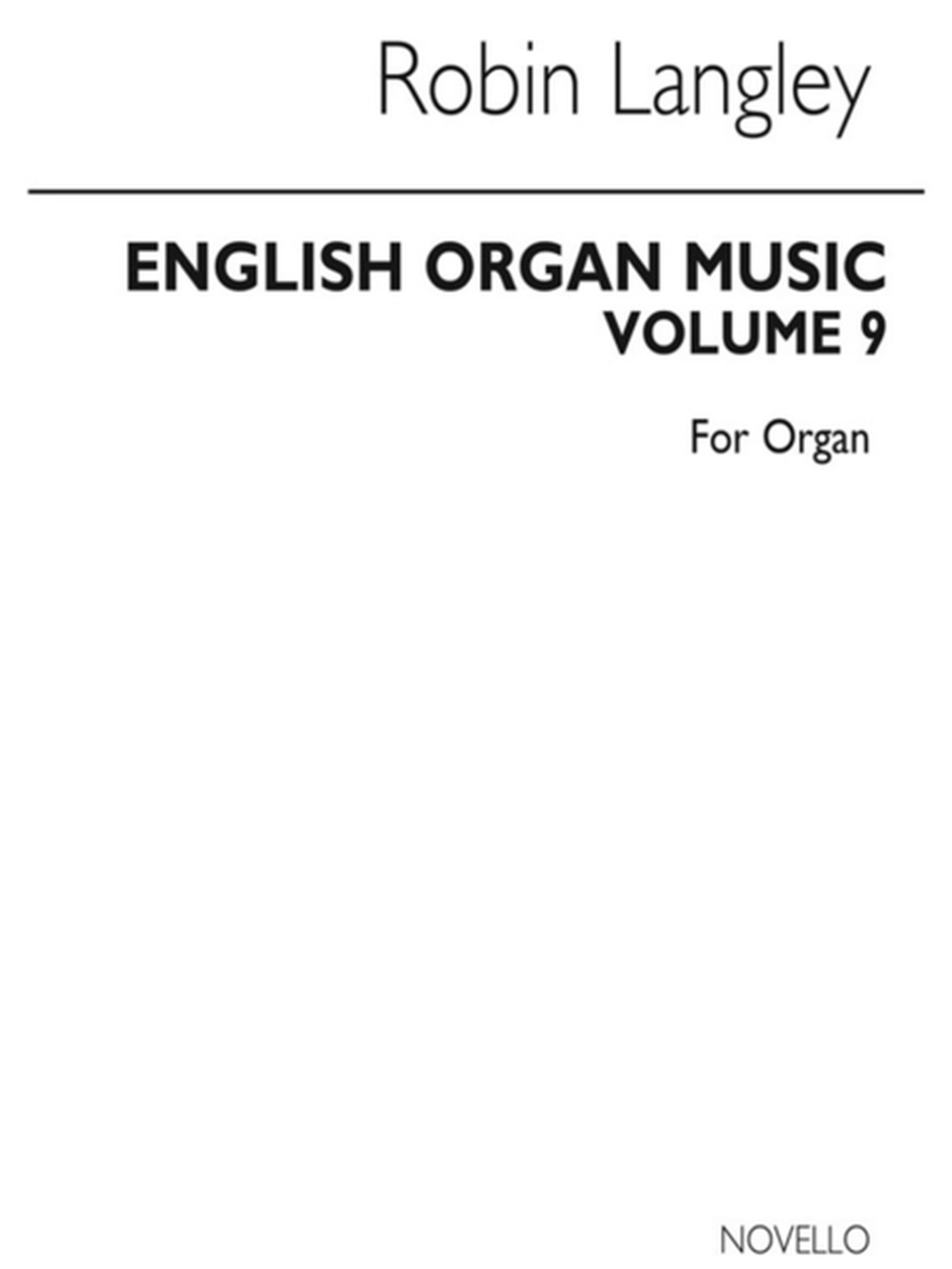 Anthology Of English Organ Music 09(Arc)