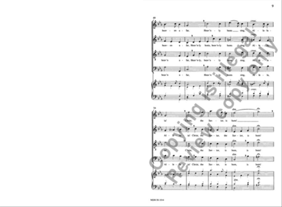 Silent Night TTBB scores gallery preview page 9