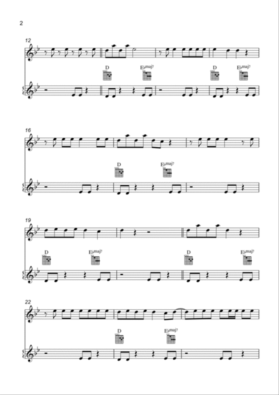 Unholy Violin Solo scores gallery preview page 2