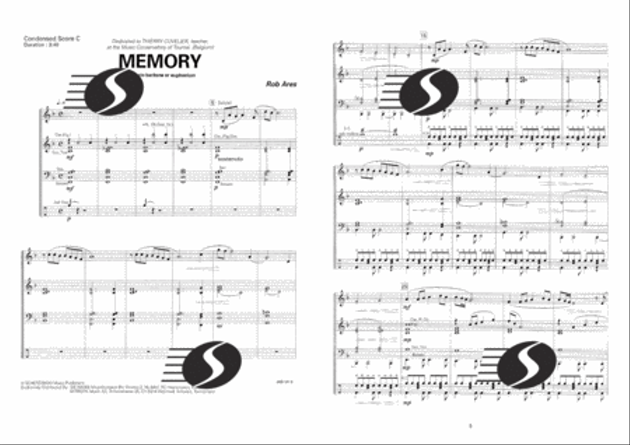 Memory Concert Band scores gallery preview page 2