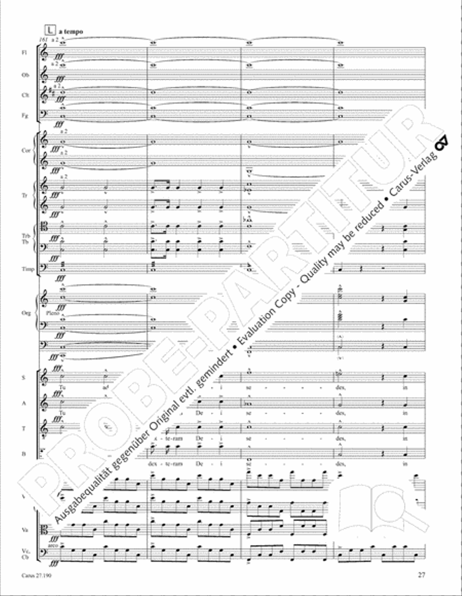 Te Deum 4-Part scores gallery preview page 34