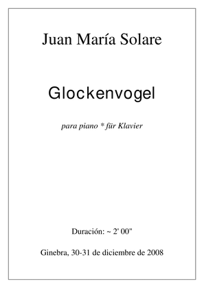 Book cover for Glockenvogel [piano solo]