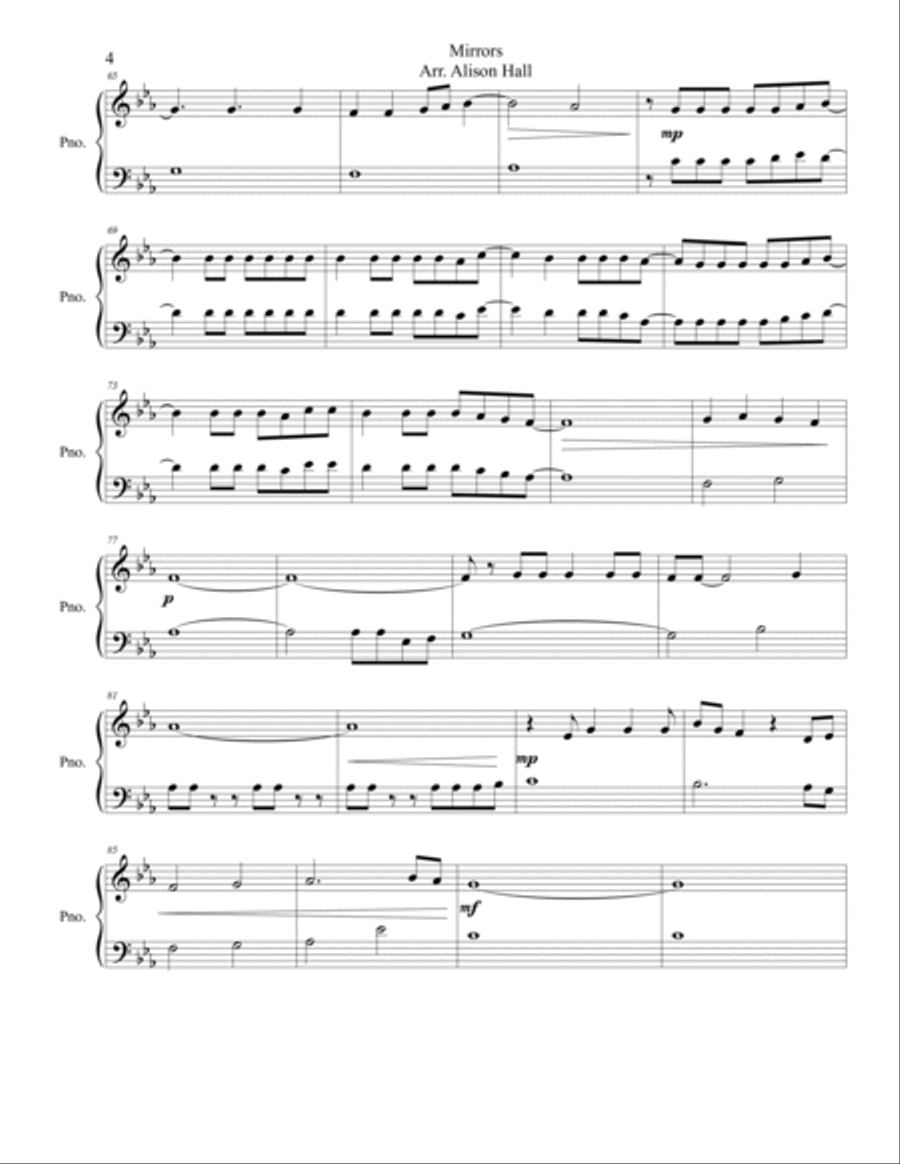 Mirrors Set of Parts scores gallery preview page 4