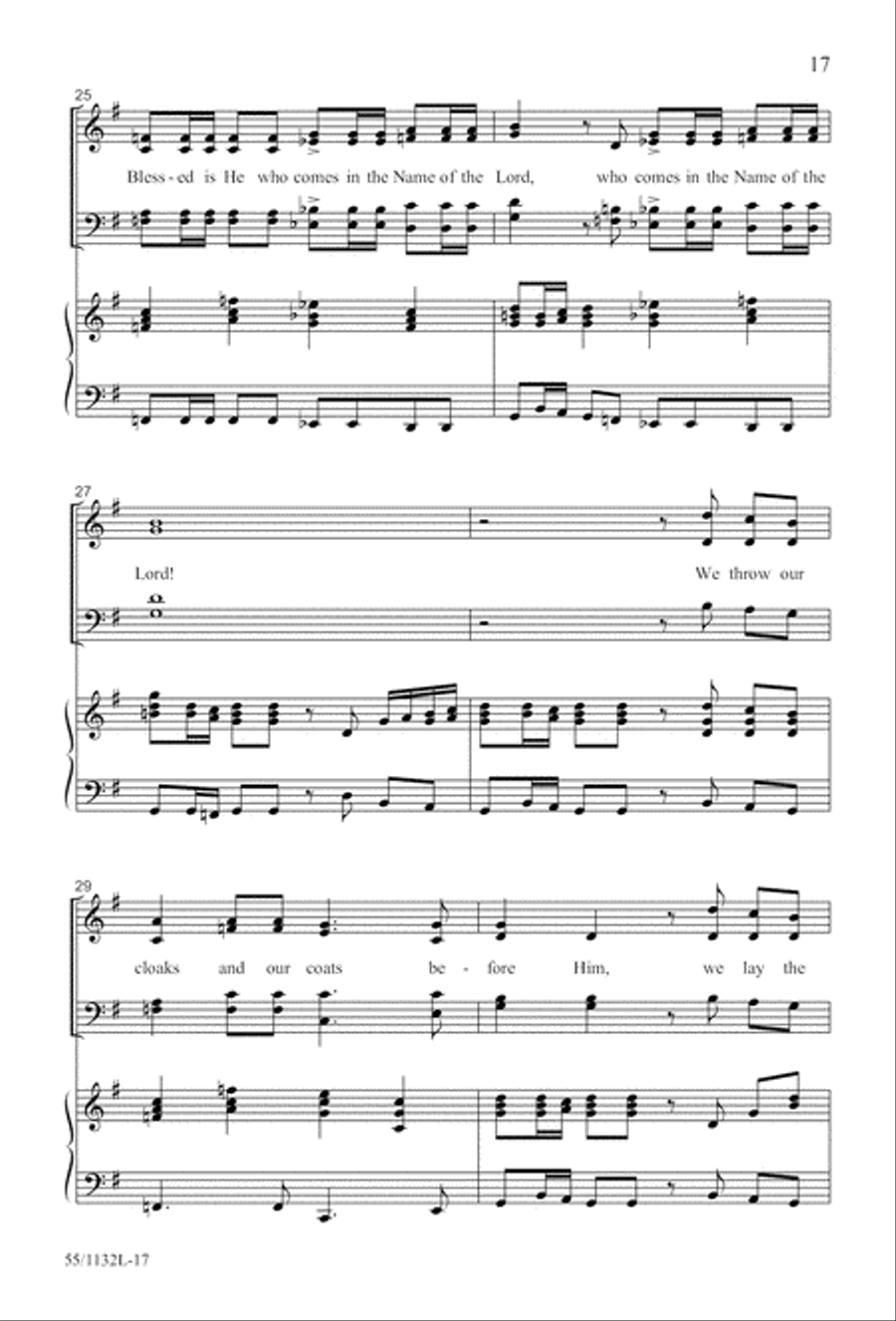 Journey to the Cross 4-Part scores gallery preview page 17