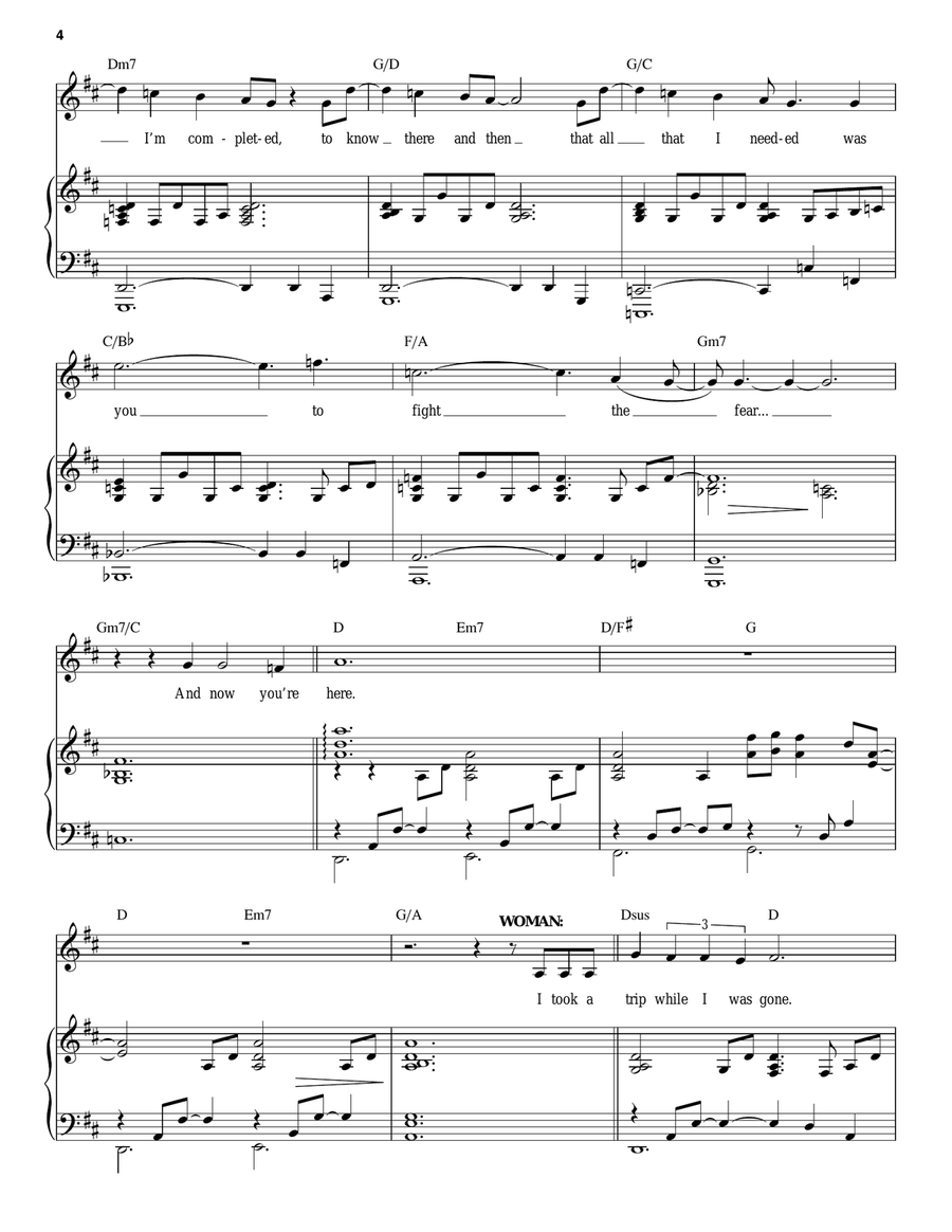 I'd Give It All For You (from Songs for a New World) Piano, Vocal scores gallery preview page 4