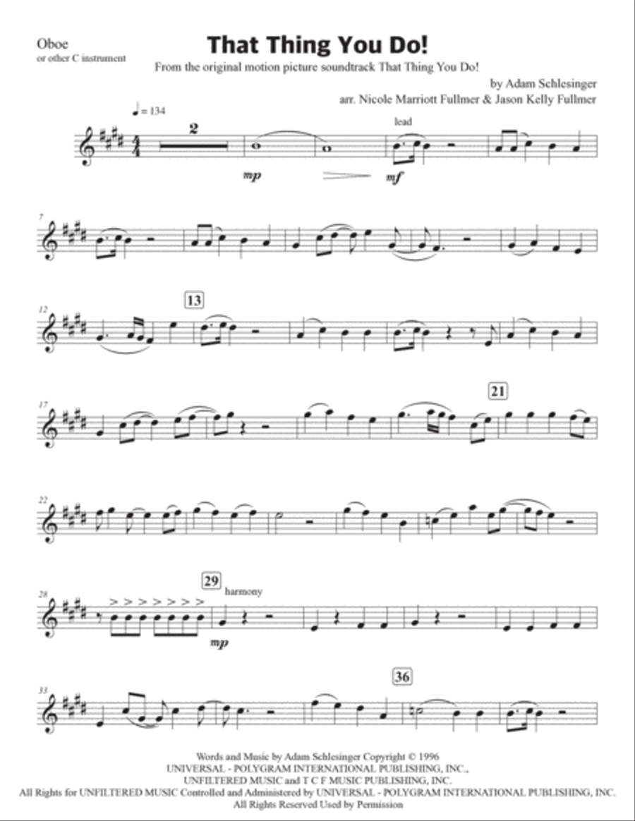 That Thing You Do! Chamber Music scores gallery preview page 2