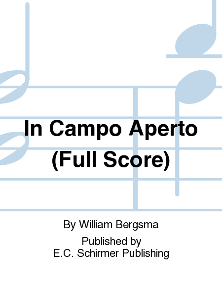 In Campo Aperto (Additional Full Score)