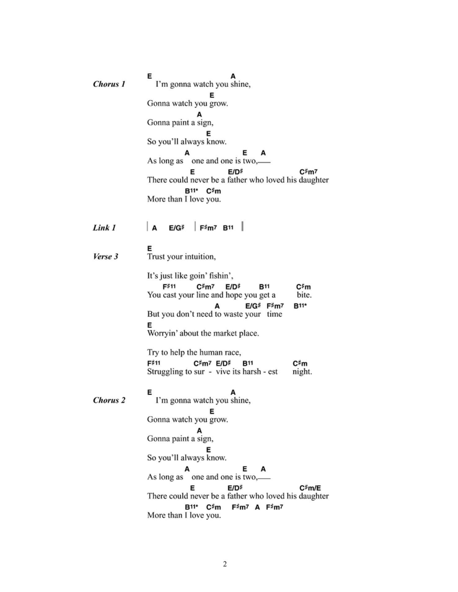 Father And Daughter Acoustic Guitar scores gallery preview page 2