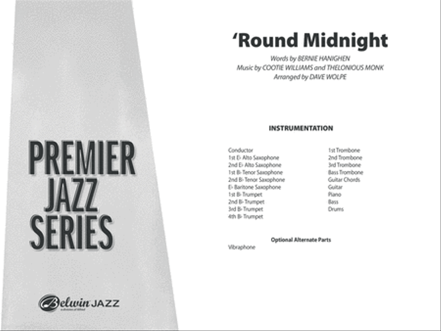 'Round Midnight Jazz Ensemble scores gallery preview page 2