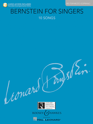 Book cover for Bernstein for Singers - Belter/Mezzo-Soprano