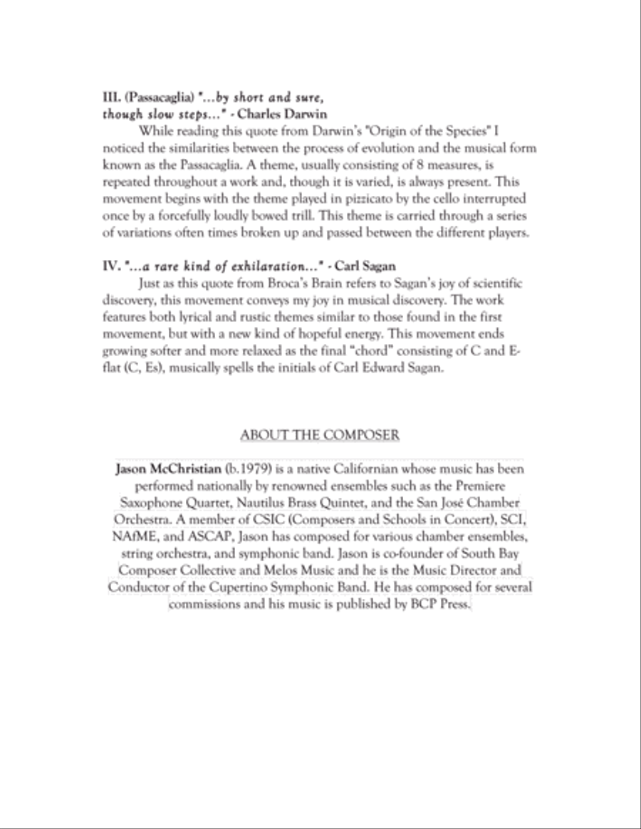 From Four Papers - for String Quartet String Quartet scores gallery preview page 4