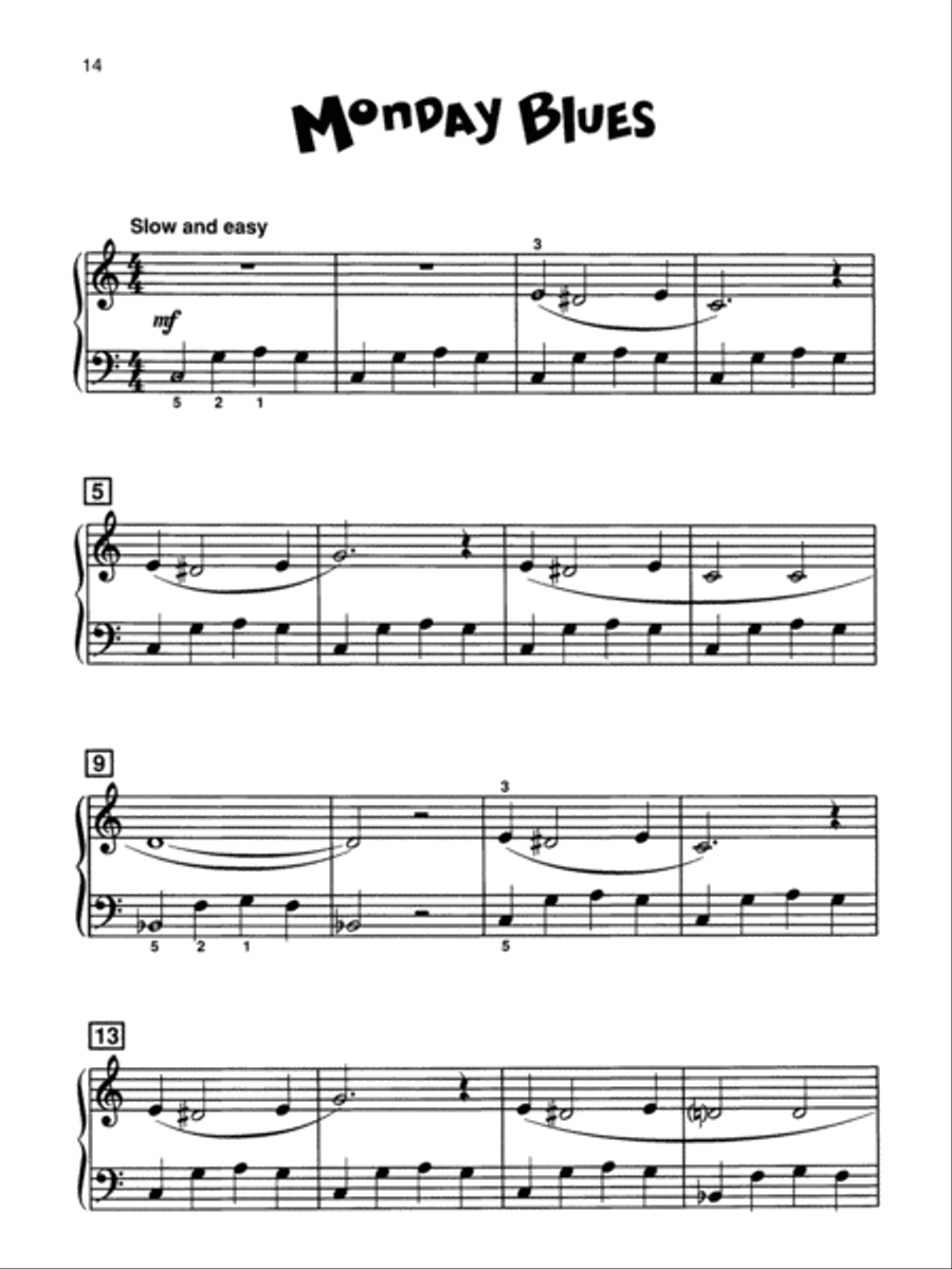 Boogie 'n' Blues, Book 1 Easy Piano scores gallery preview page 4