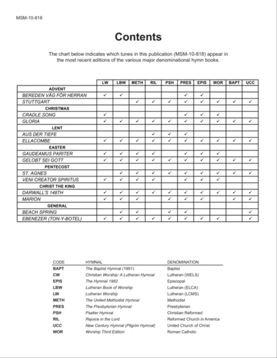 Hymn Enrichments, Set 2