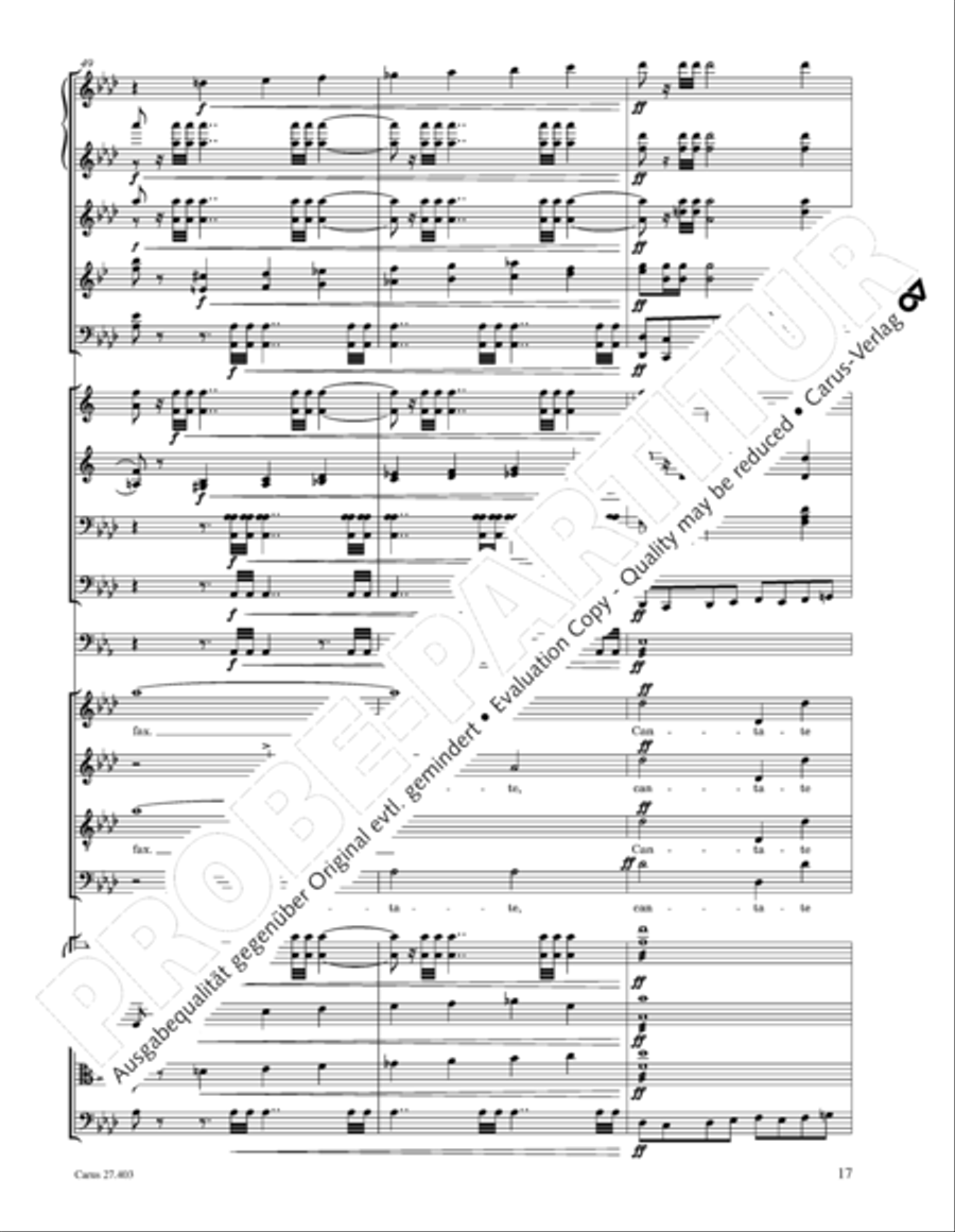 Mottetto per San Paolino 4-Part scores gallery preview page 18