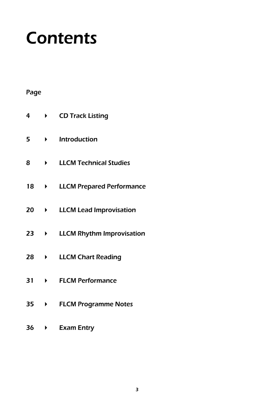 LCME Electric Guitar Performance Diplomas LLCM/FLCM Electric Guitar scores gallery preview page 4