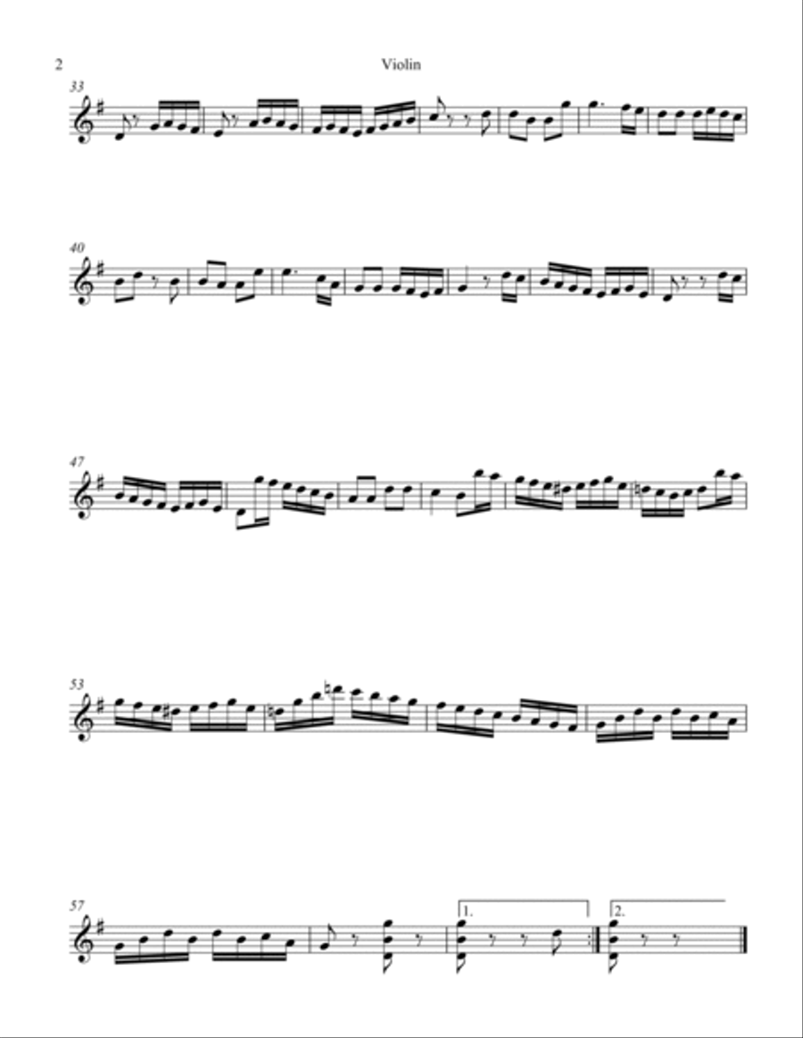 Sonatina Op. 36 #2 Violin Solo scores gallery preview page 5
