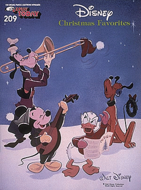 E-Z Play Today #209. Disney Christmas Favorites