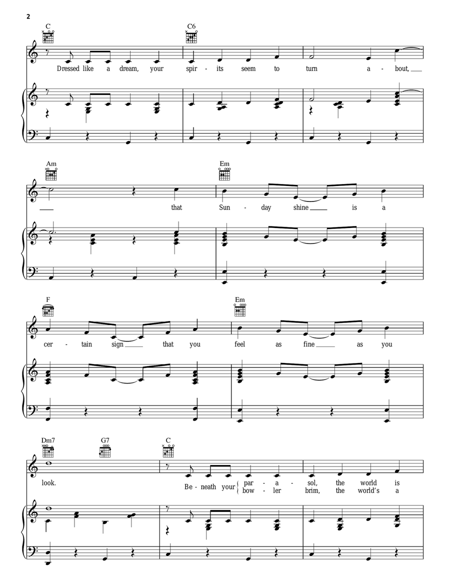 Put On Your Sunday Clothes Acoustic Guitar scores gallery preview page 2