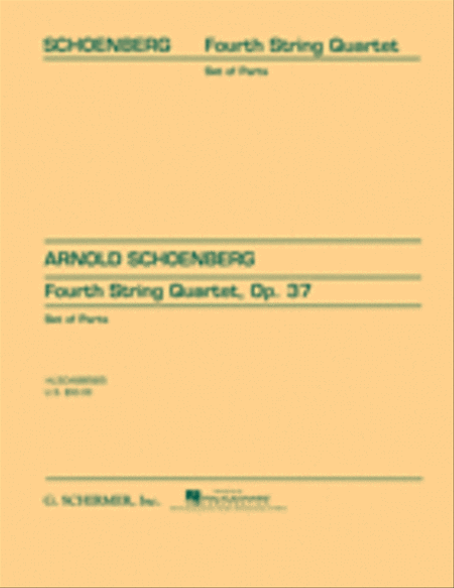 String Quartet No. 4, Op. 37 String Quartet scores gallery preview page 1