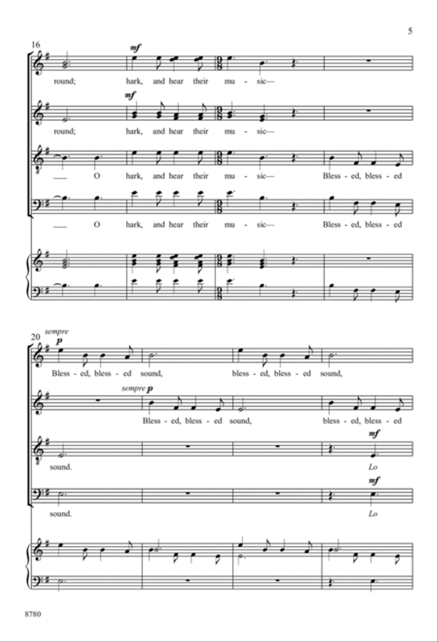 Lovely Angels Divisi scores gallery preview page 5