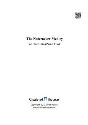Book cover for P.I.Tchaikovsky The Nutcracker Medley for Flute Duet (2 Flutes) & Piano