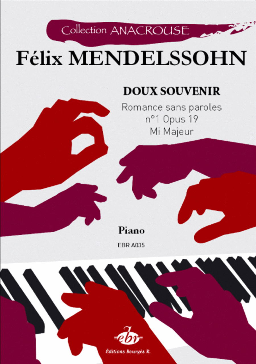 Doux souvenir n°1 Opus 19 (Collection Anacrouse) Piano Solo scores gallery preview page 1