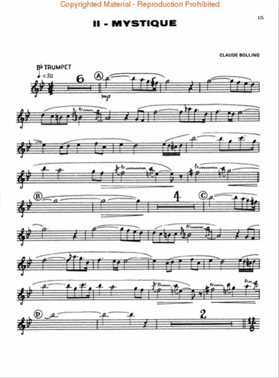 Claude Bolling – Toot Suite Trumpet Solo scores gallery preview page 4