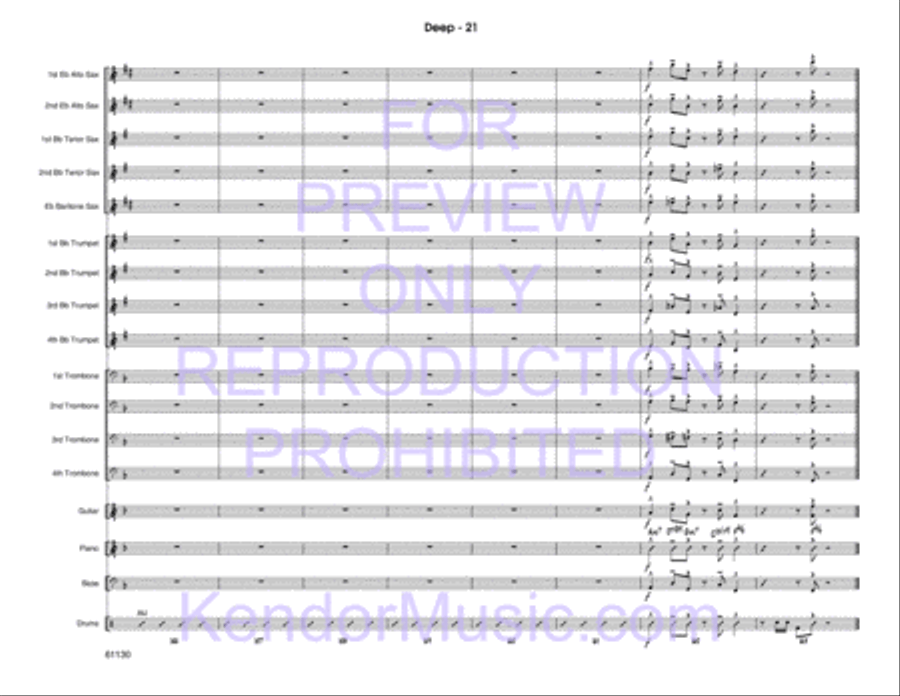 Deep Jazz Ensemble scores gallery preview page 22