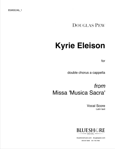 Kyrie Eleison, Double Chorus a cappella image number null