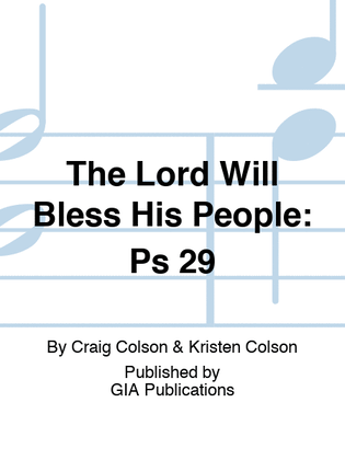 Book cover for The Lord Will Bless His People: Psalm 29