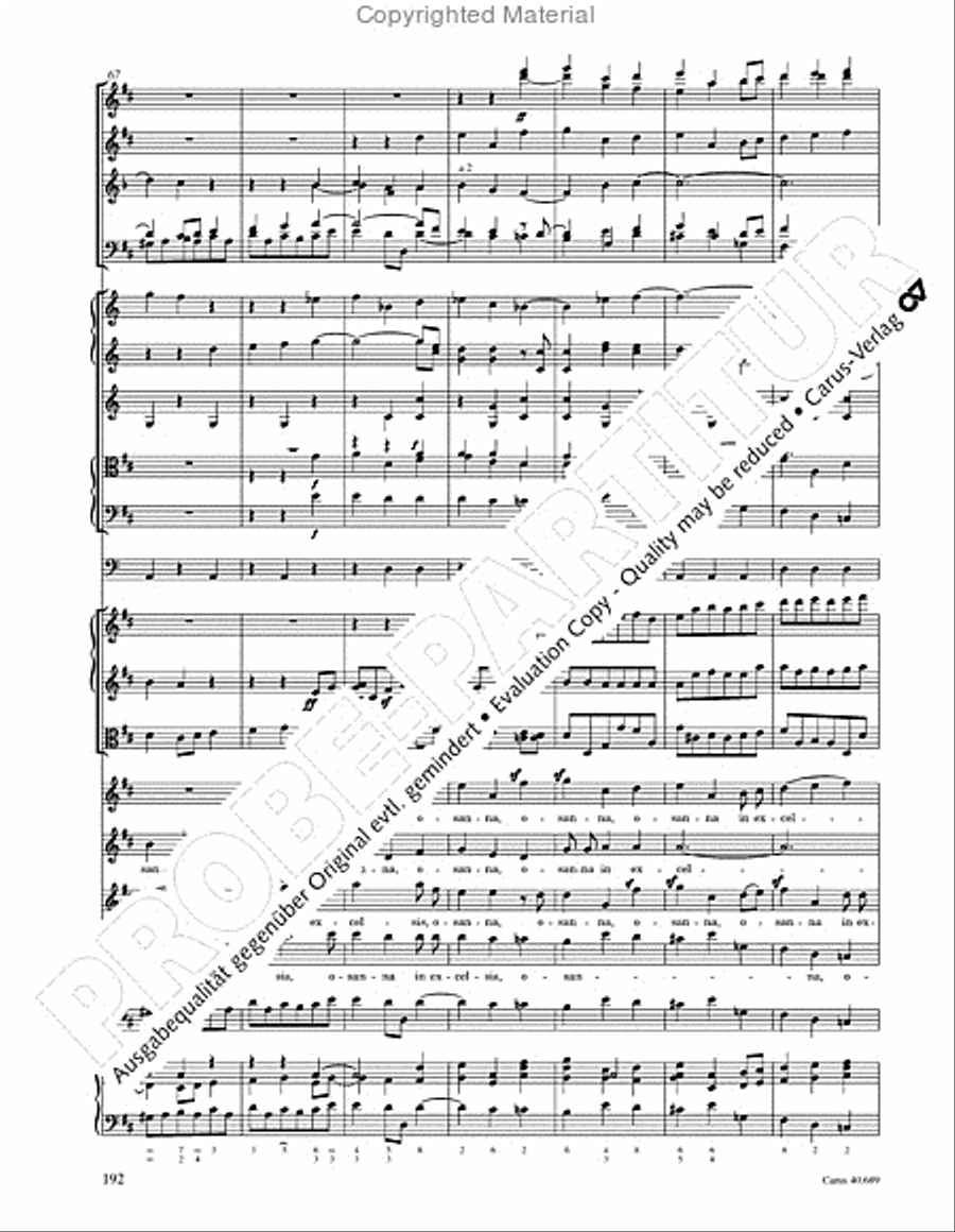 Missa solemnis Missa solemnis 4-Part scores gallery preview page 208