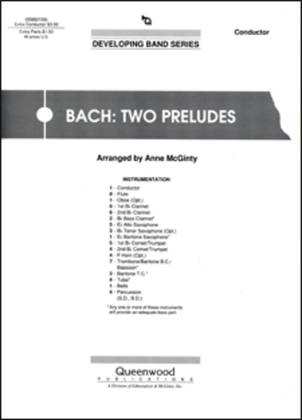 Bach: Two Preludes - Score