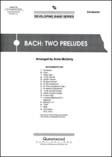 Bach: Two Preludes - Score image number null