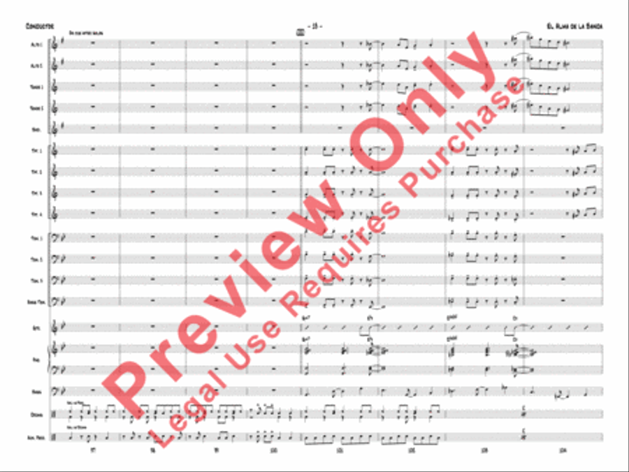 El Alma de la Banda Jazz Ensemble scores gallery preview page 16