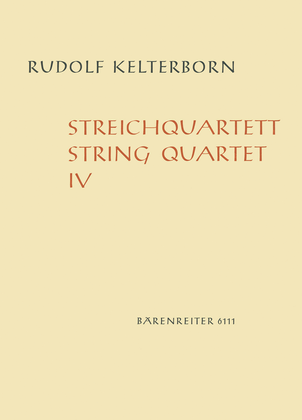 String Quartet no. 4 (1968/1970)