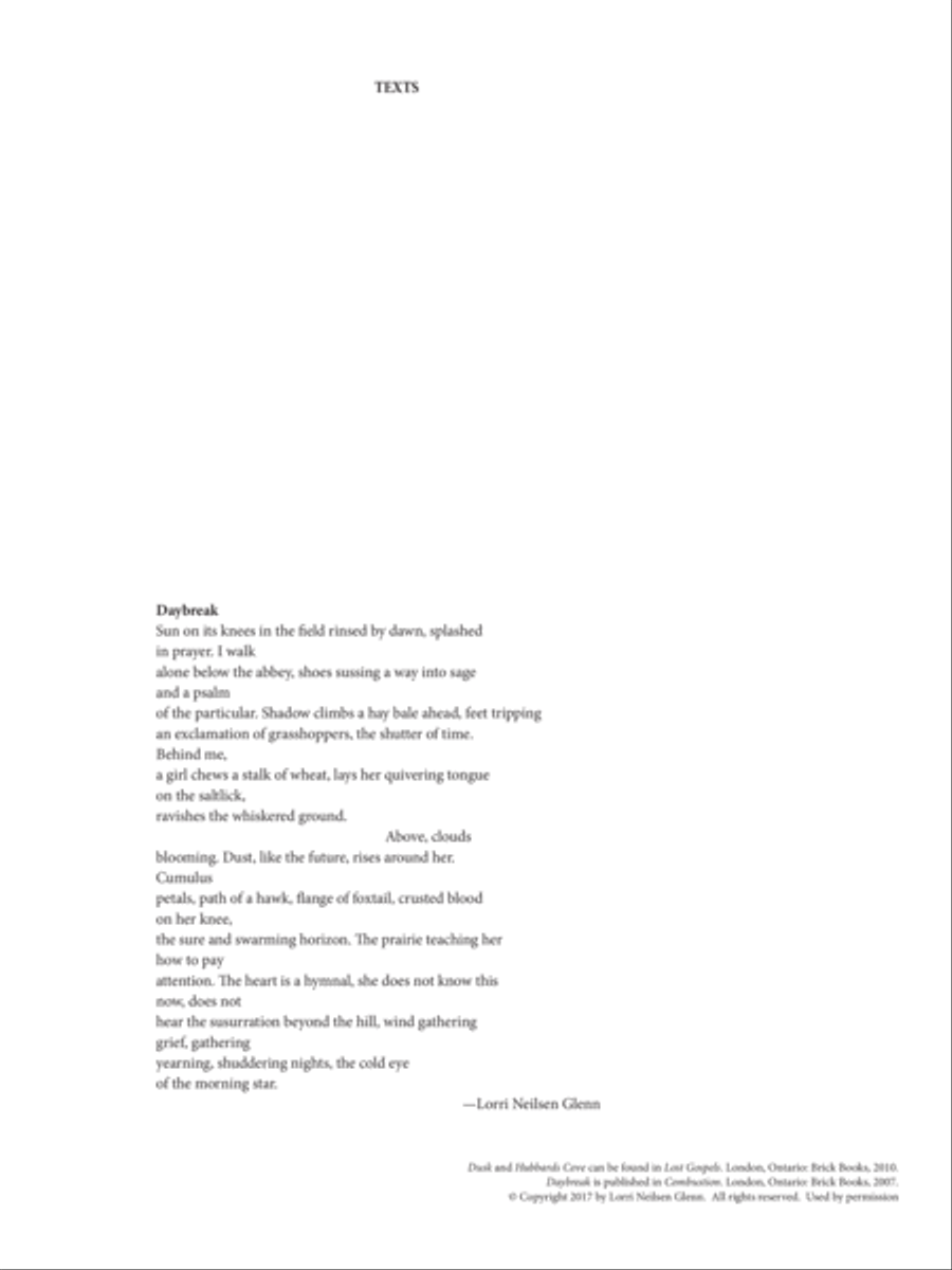 Daybreak Soprano Voice scores gallery preview page 1
