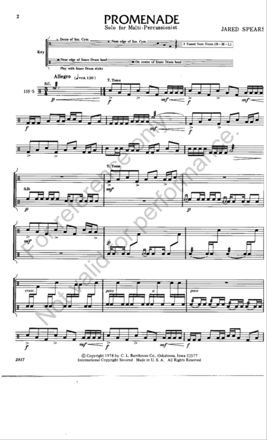 Promenade Promenade A Cappella scores gallery preview page 2