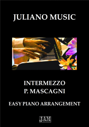 Book cover for INTERMEZZO (EASY PIANO - C. VERSION) - P. MASCAGNI